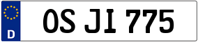 Truck License Plate